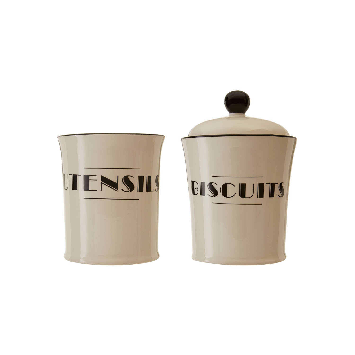 Broadway Utensil Holder & Biscuits Jar