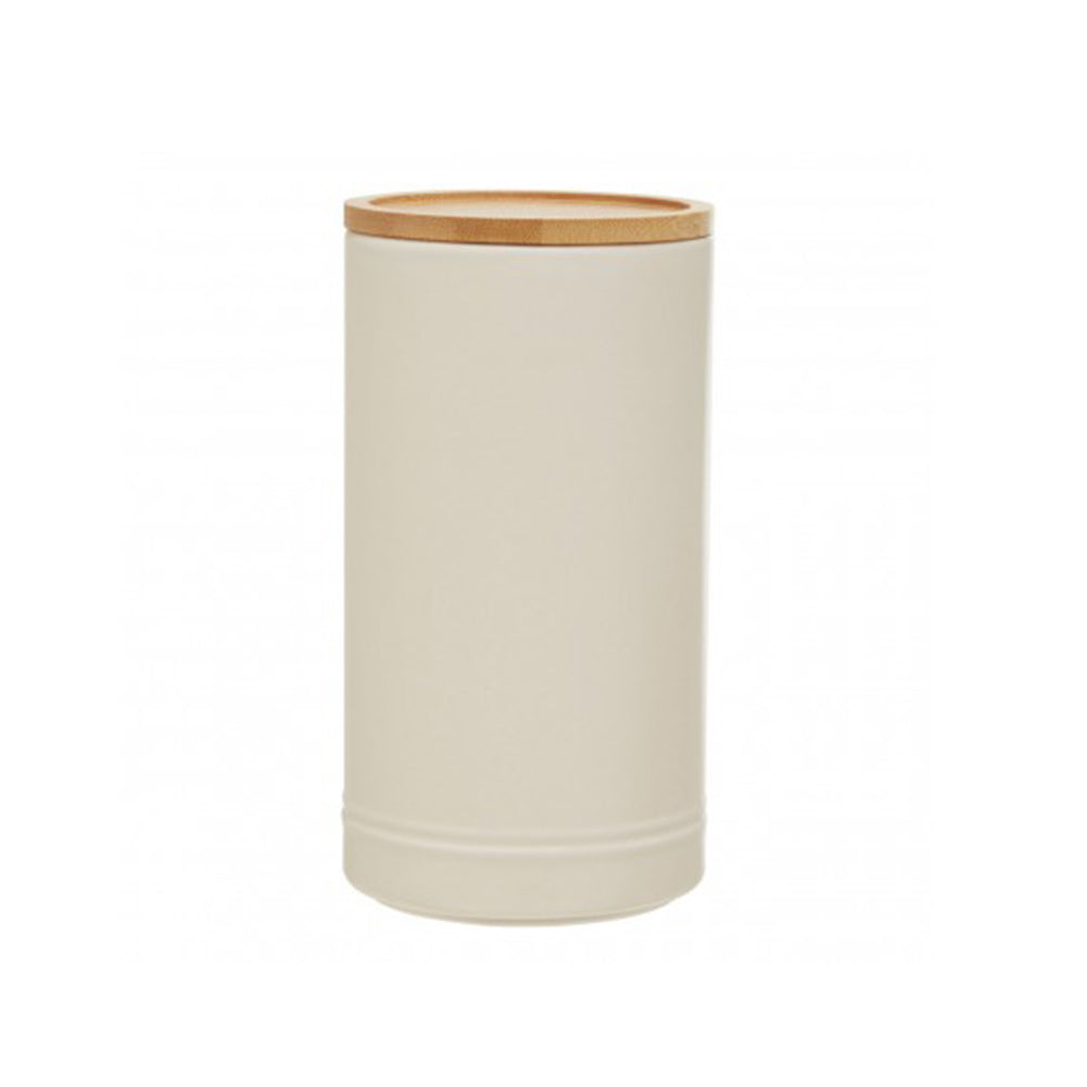 Premiere Houseware Fenwick Large Cream Storage Canister