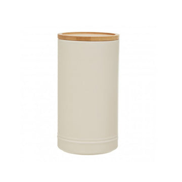 Premiere Houseware Fenwick Large Cream Storage Canister