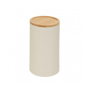 Premiere Houseware Fenwick Large Cream Storage Canister