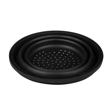 Multi-Purpose Silicone Collapsible Food Water Drainer Colander