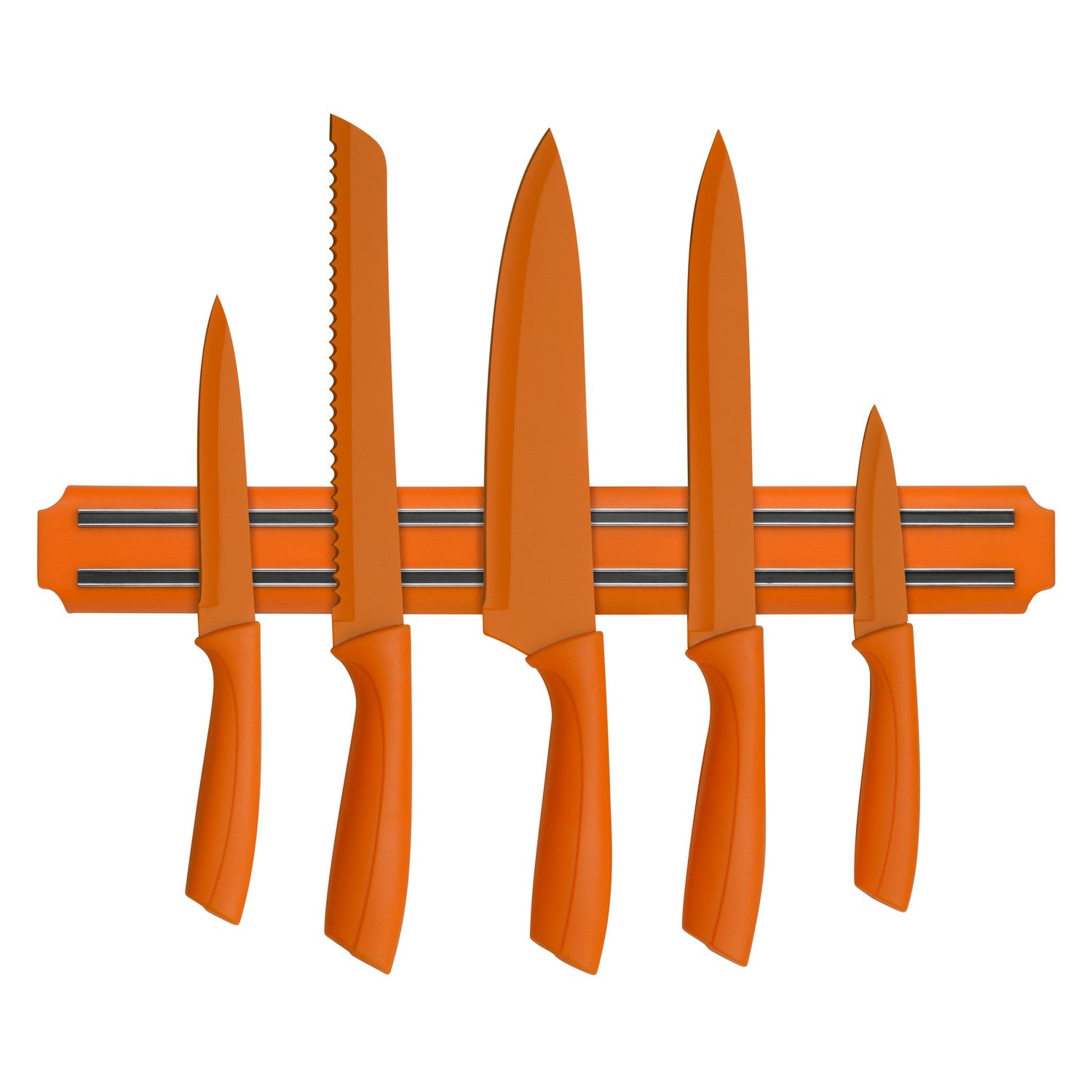 Orange  Magnetic Wall-Mounted Strip Rack