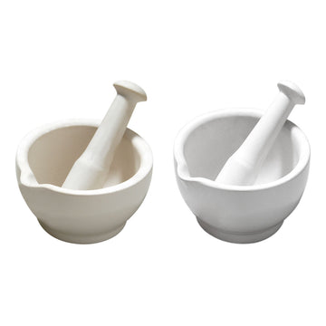 White Stone Mortar And Pestle Set