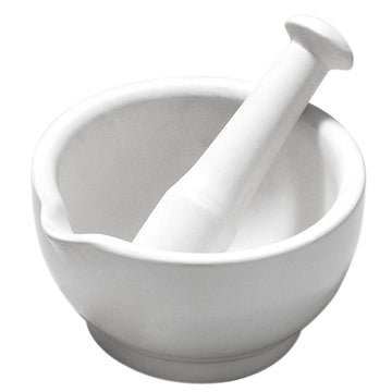 White Mortar & Pestle Set