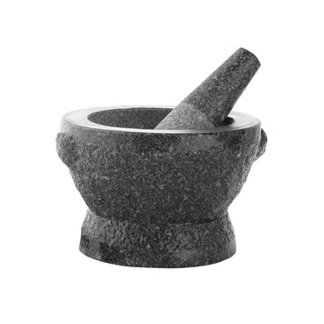 Grey Granite Mortar and Pestle