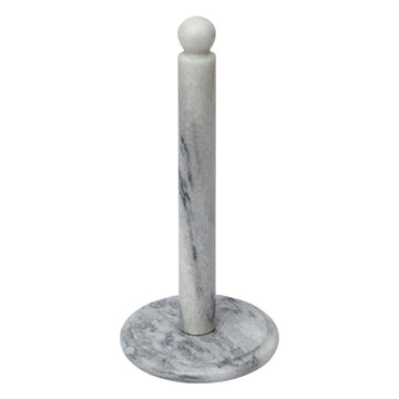 White Marble Free Standing Kitchen Roll Holder