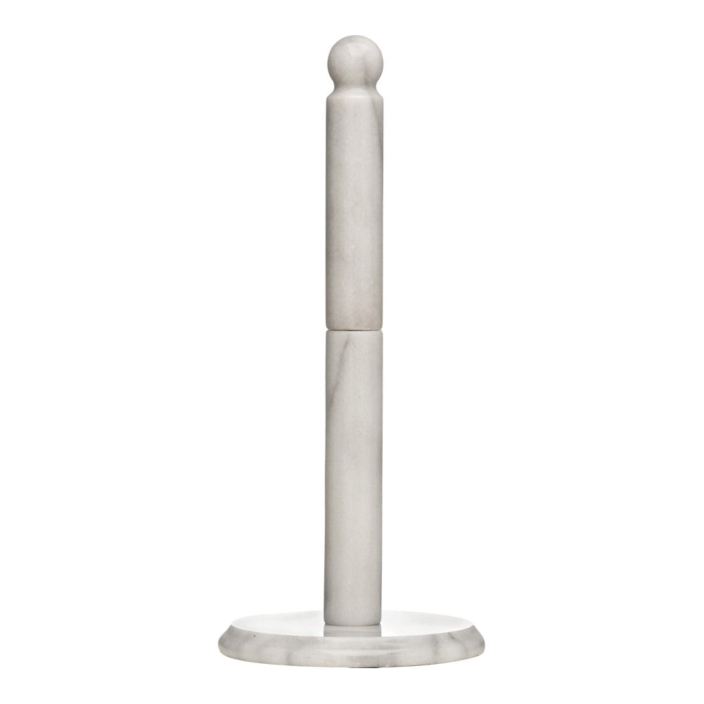 White Marble Free Standing Kitchen Roll Holder