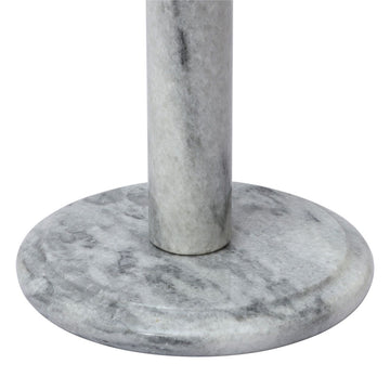 White Marble Free Standing Kitchen Roll Holder