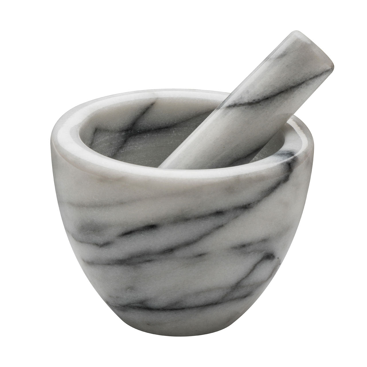 White Marble Mortar and Pestle