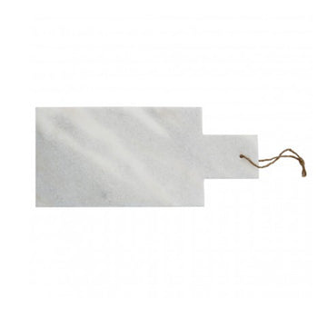 Rectangular White Marble Surface Chopping Board