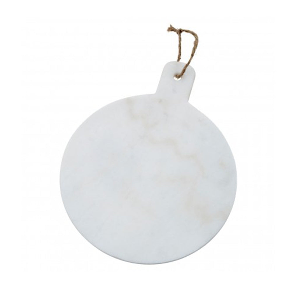 Round White Marble Chopping Board