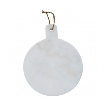 Round White Marble Chopping Board