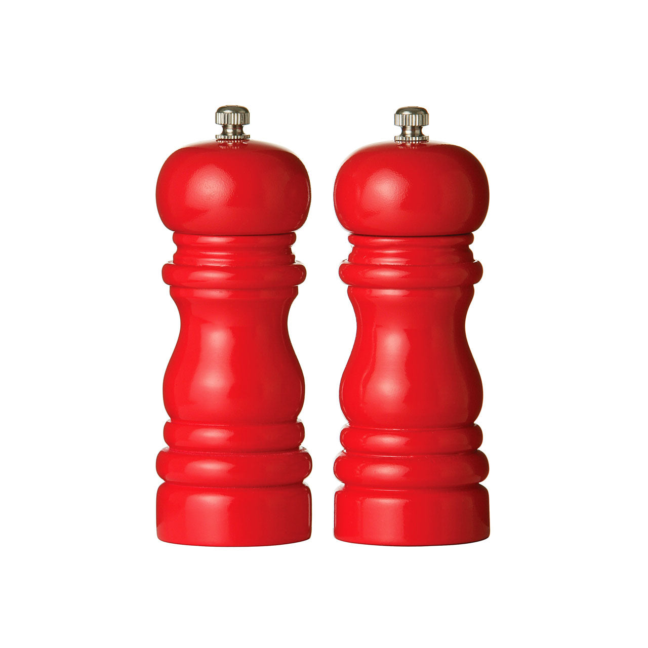 14cm Red Salt & Pepper Mill Set