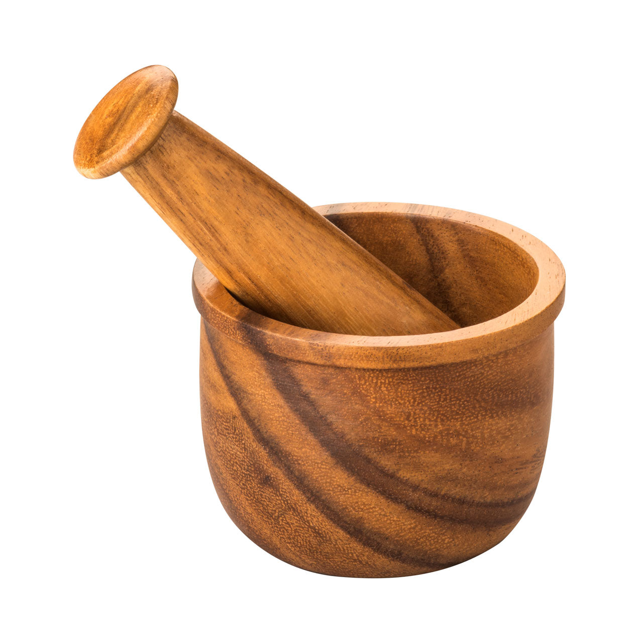 11cm Socorro Acacia Wood Mortar & Pestle