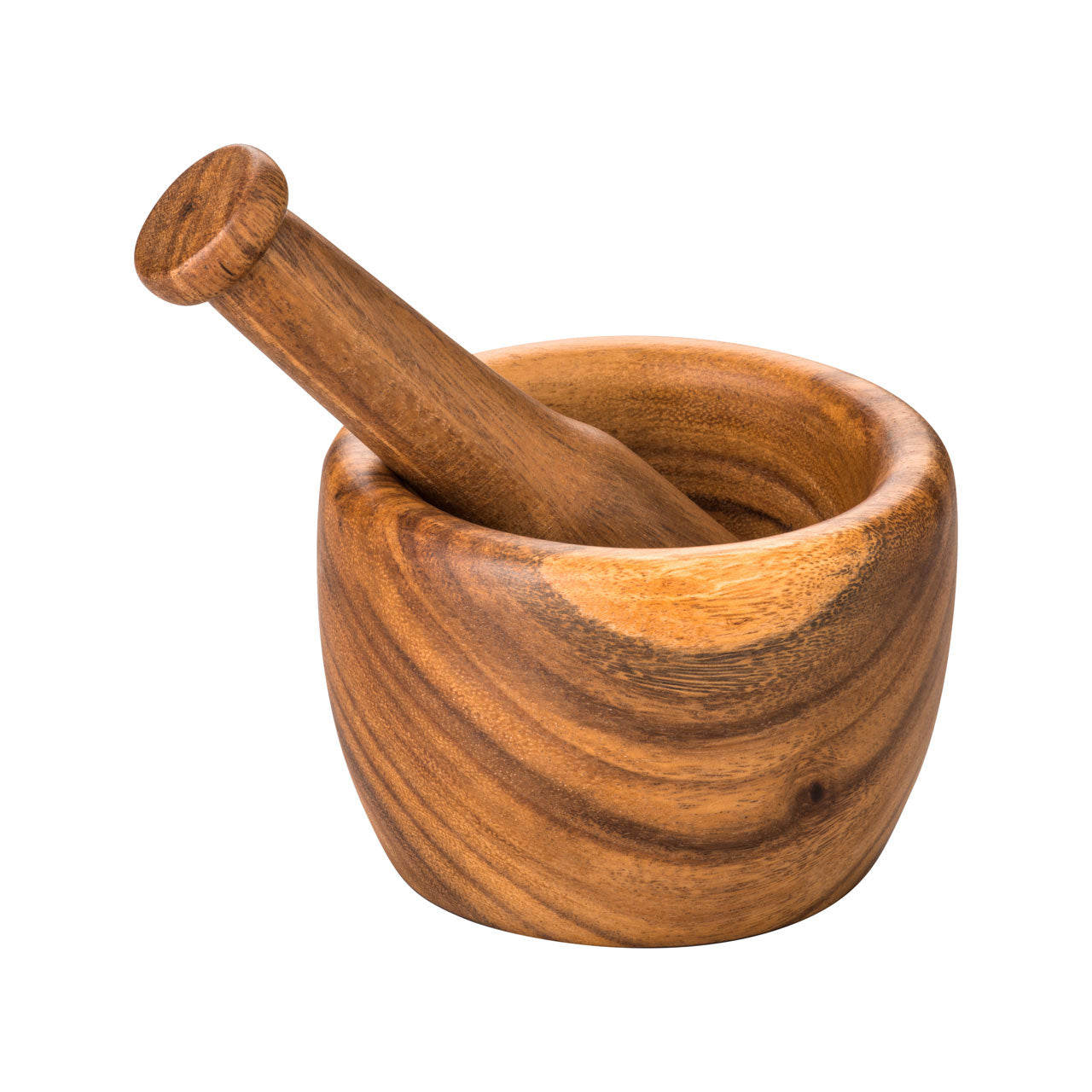 13cm Socorro Acacia Wood Mortar & Pestle