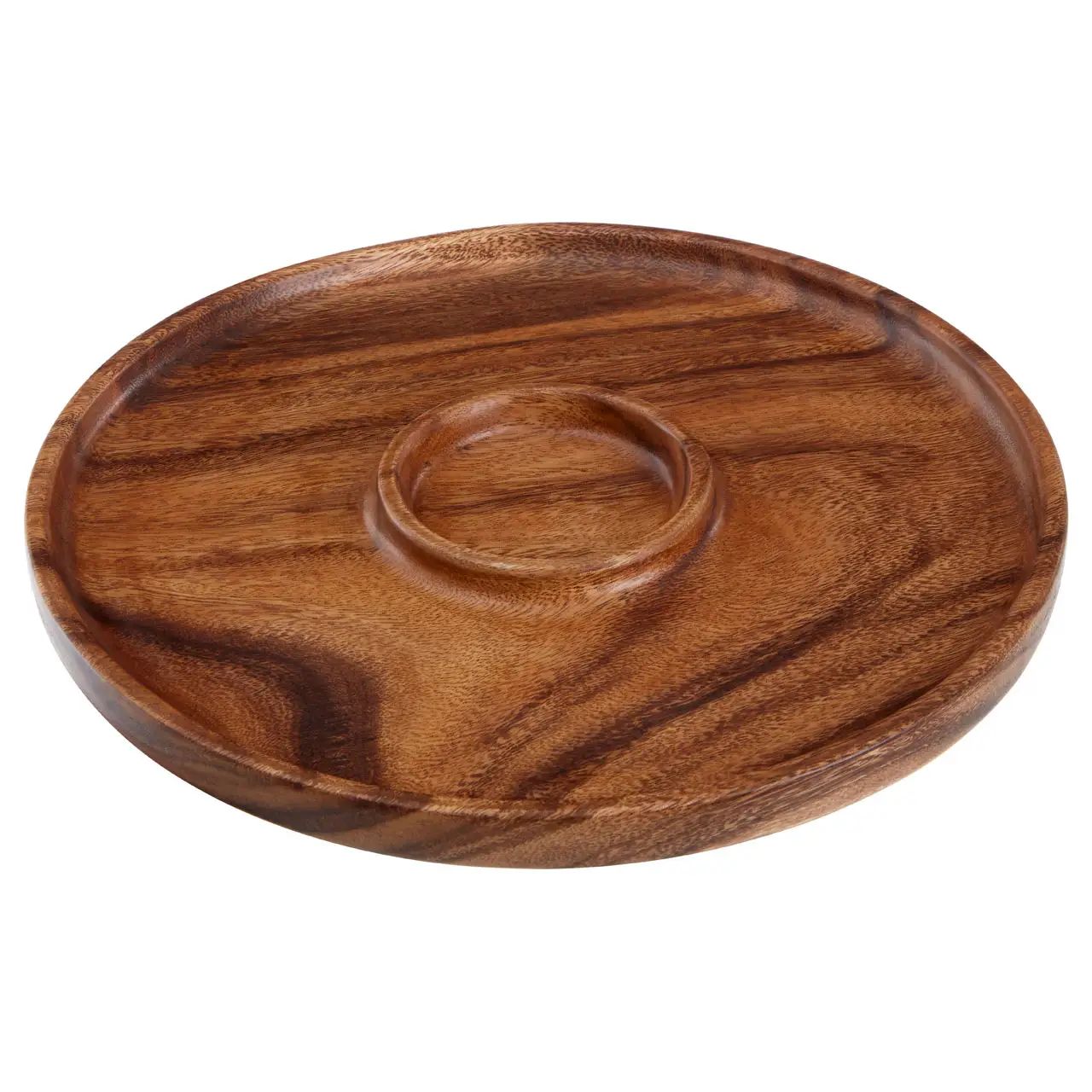 Mora Acacia Wood Chip & Dip Plate