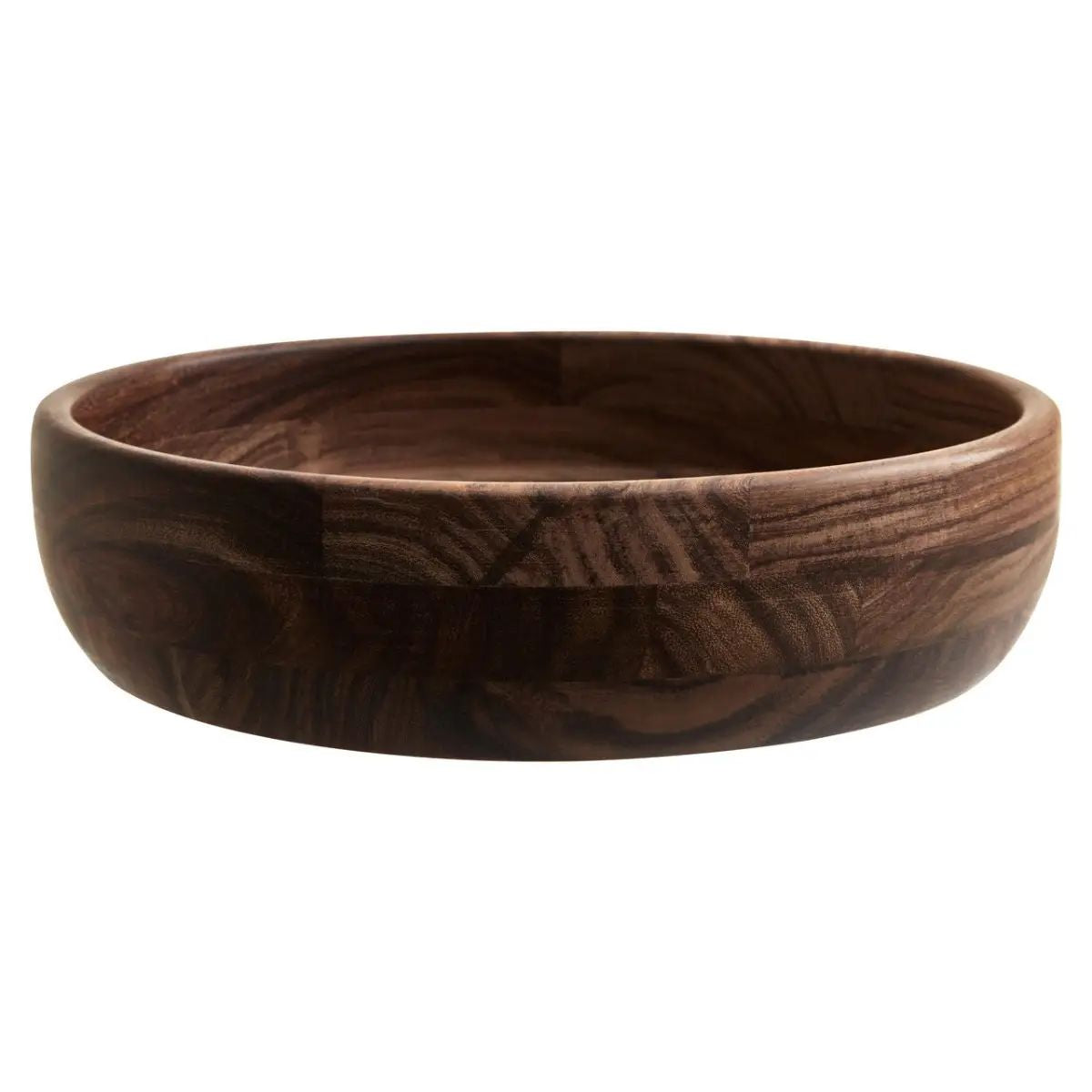 Mora Small sheesham Wood Shallow Salad Bowl