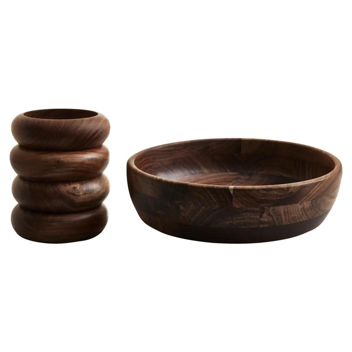 Mora 5pc sheesham Wood Salad Bowl Set