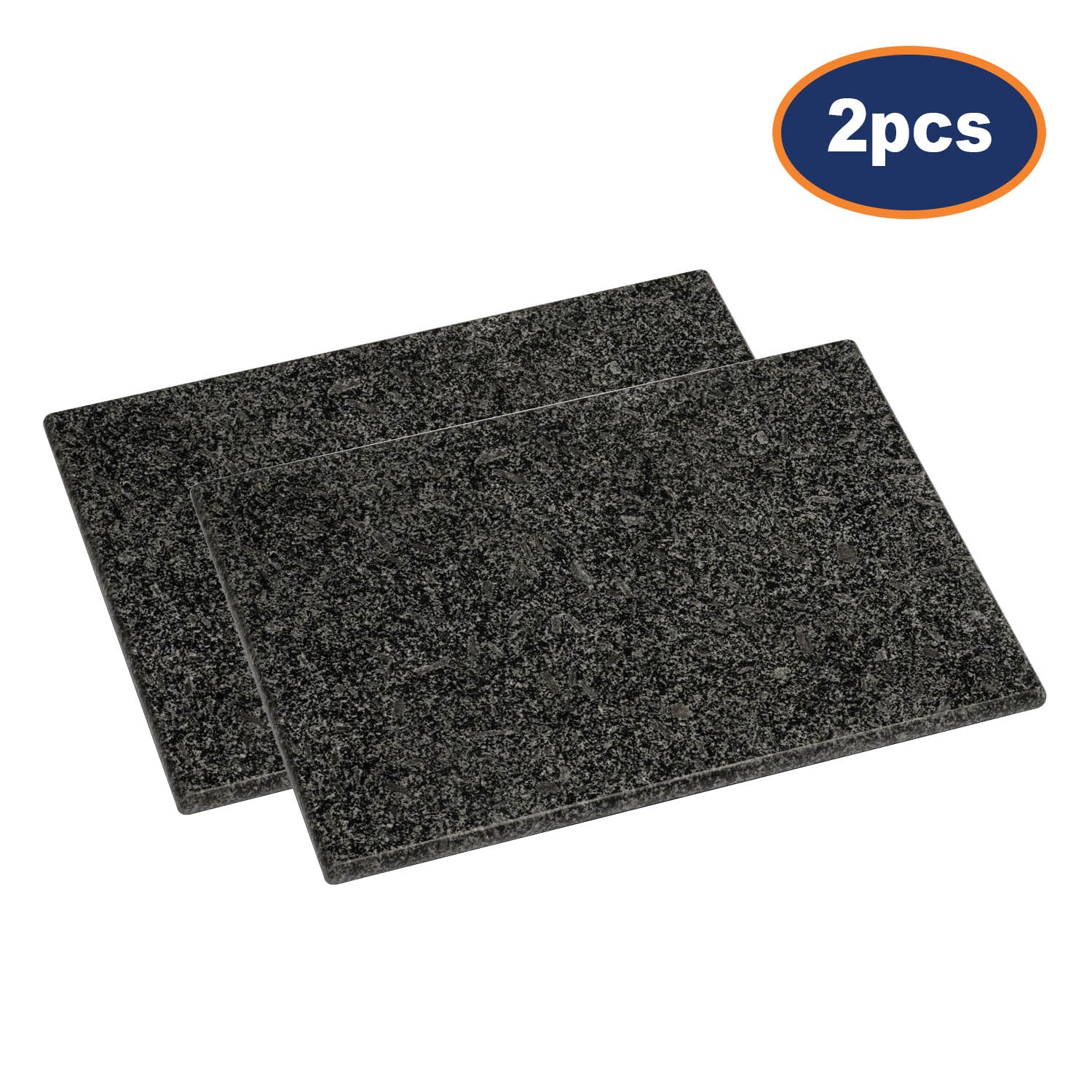 2pcs Black Speckled Granite Cutting  Board