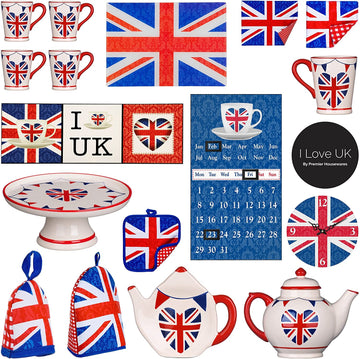 Union Jack Flag Serving Cutting Board