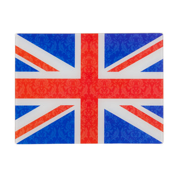 Union Jack Flag Serving Cutting Board