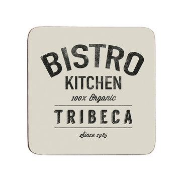 Set of 4 Vintage Cafe Style Coasters