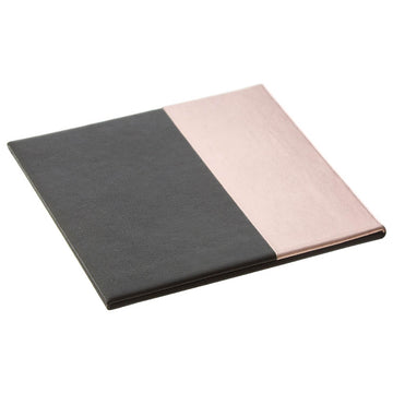 Geome Dipped Leather Effect Coasters 8 Piece Set