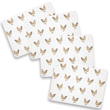 Mrs Henderson Set Of 4 Cork Placemats