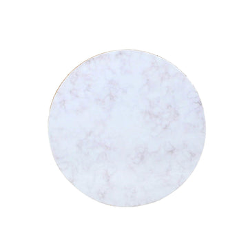 6pc-Set Assorted Cork Coasters with Marble Design