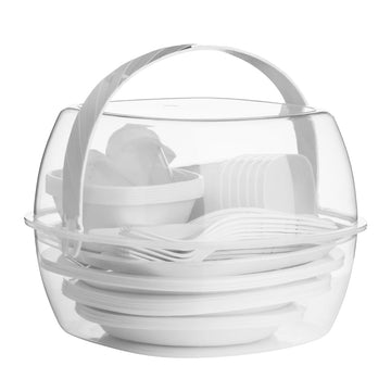 51pc  White Picnic Set