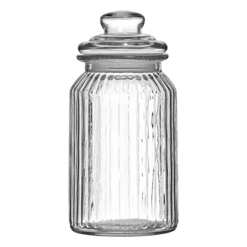 2pcs 1.3L Glass Storage Jar