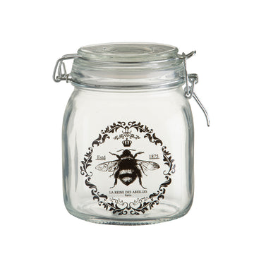 3pcs 1000ml Queen Bee Canister Jar