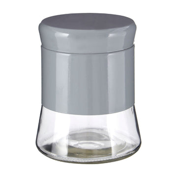 800ml Grey Stainless Steel Glass Storage Jar