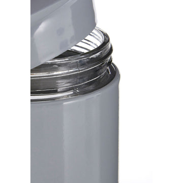 1.5 Litre Grey Stainless Steel Glass Storage Jar