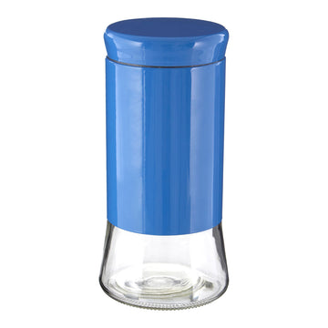 Set Of 6 1.5Litre Blue Storage Jar Canister