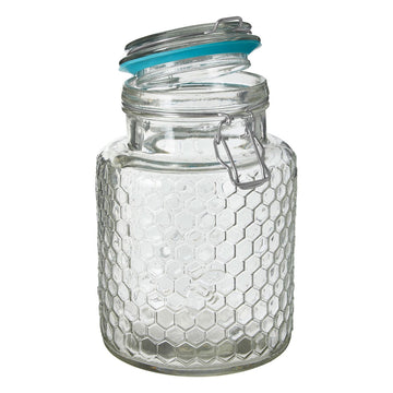 4pcs 1300ml Apiary Glass Preserving Jar