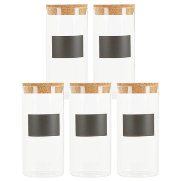 5pc 1300ml Tromso  Glass Storage Jar Set