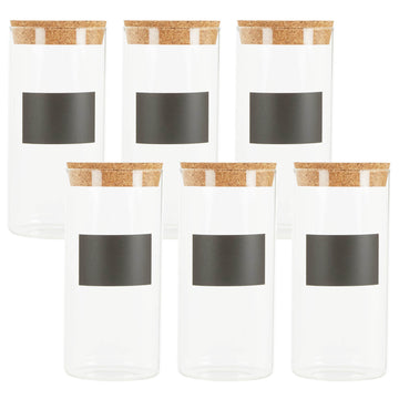 6pc 1300ml Tromso  Glass Storage Jar Set