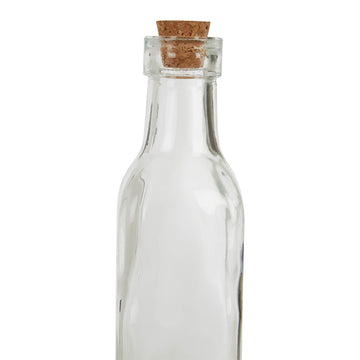 6x Tromso 170ml Tall Glass Bottles Cork Lid