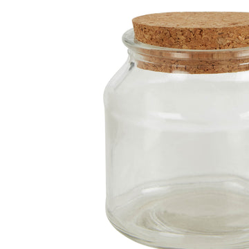 6pcs Tromso 120ml Round Glass Jars Cork Lid