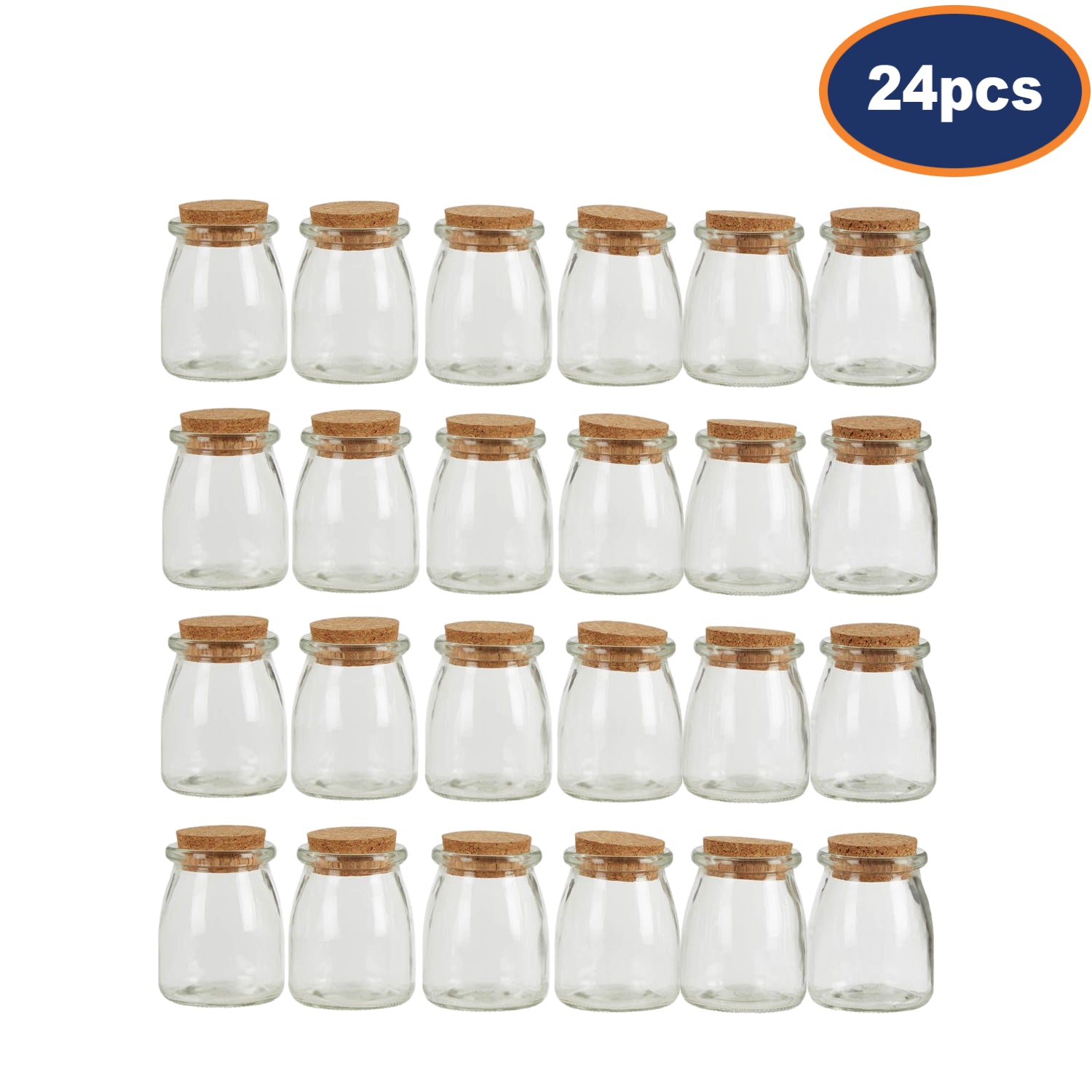 24pcs 160ml Tromso  Glass Bottles Set