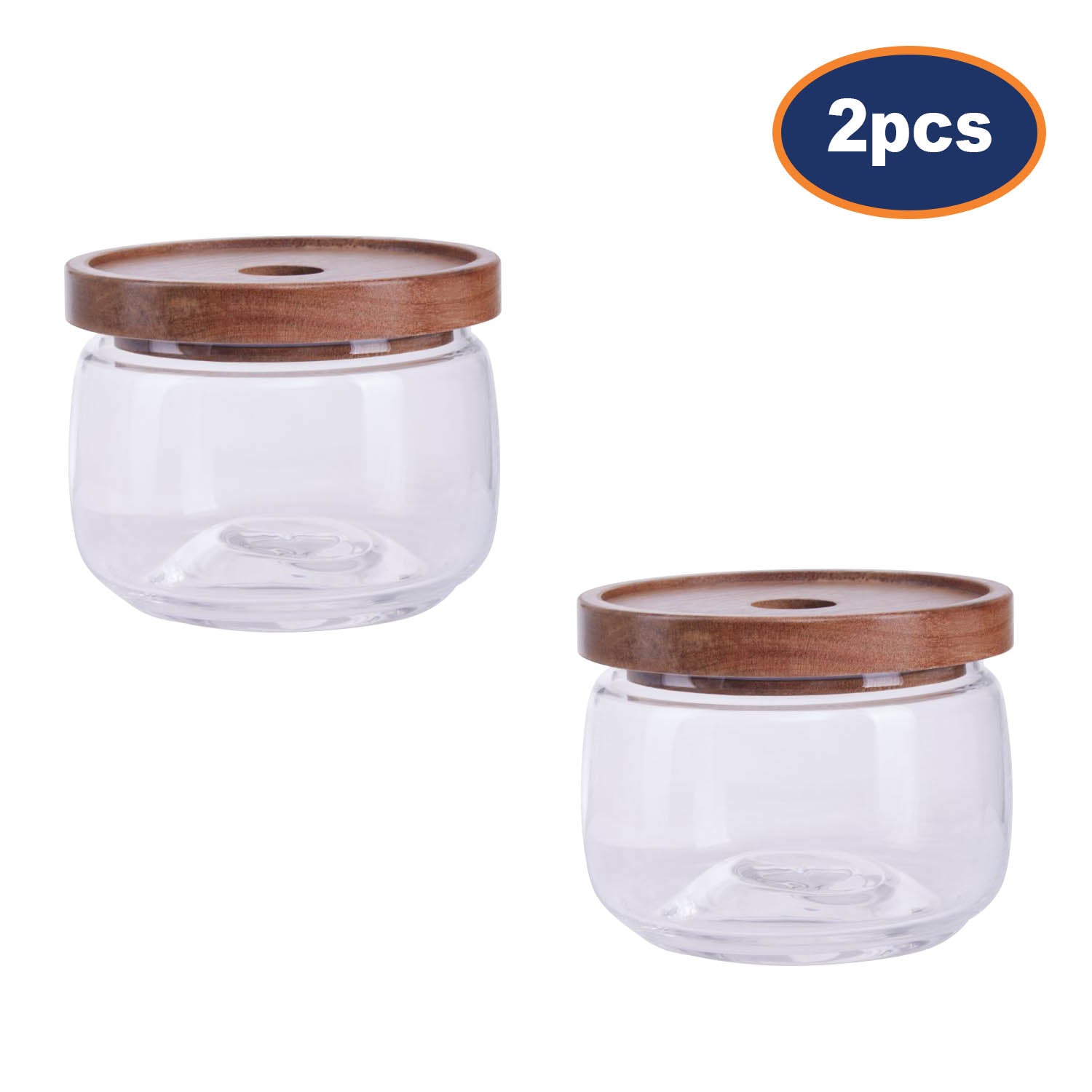 2pcs Tromso Glass Storage Jar 560ml Container