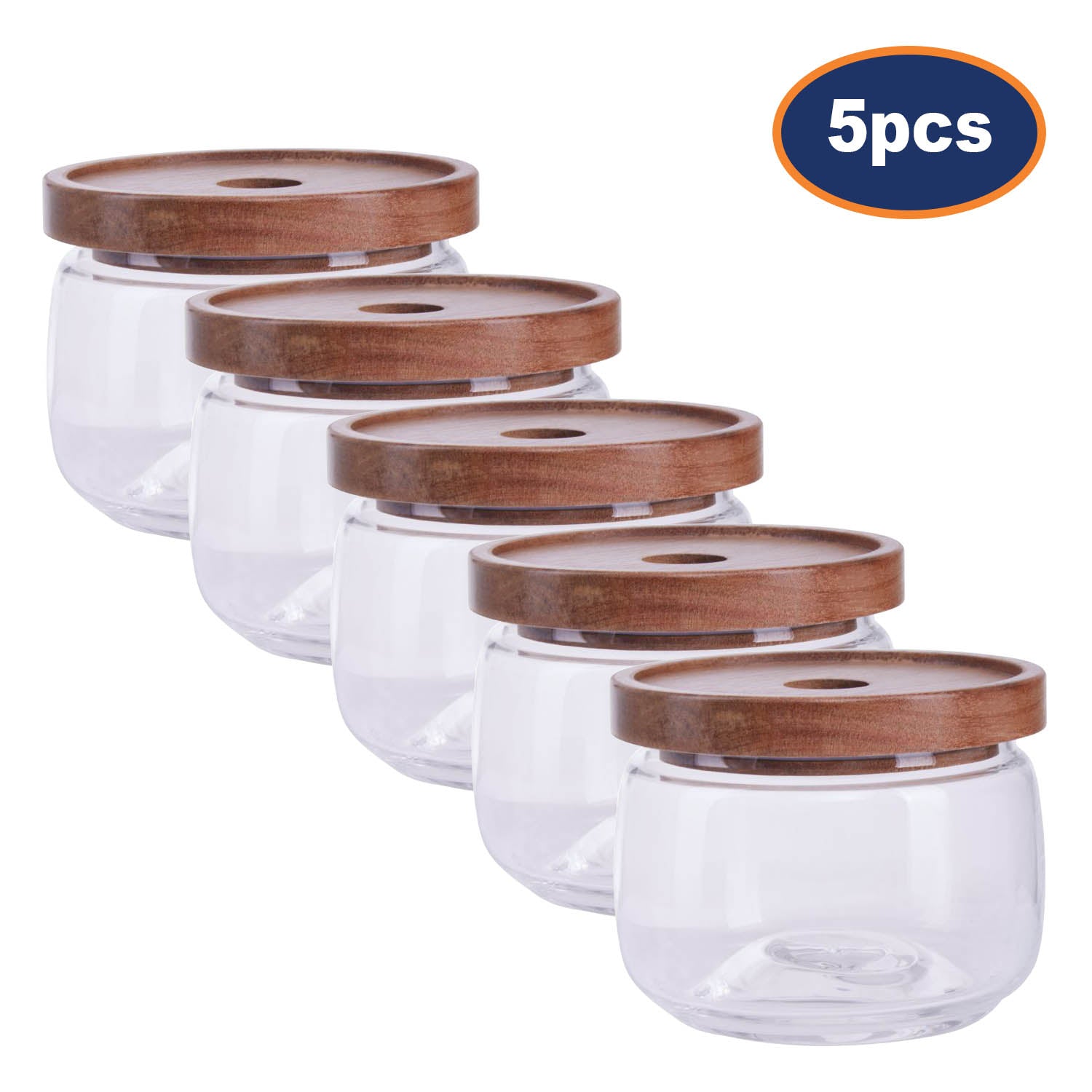 5pcs Tromso Glass Storage Jar 560ml Container