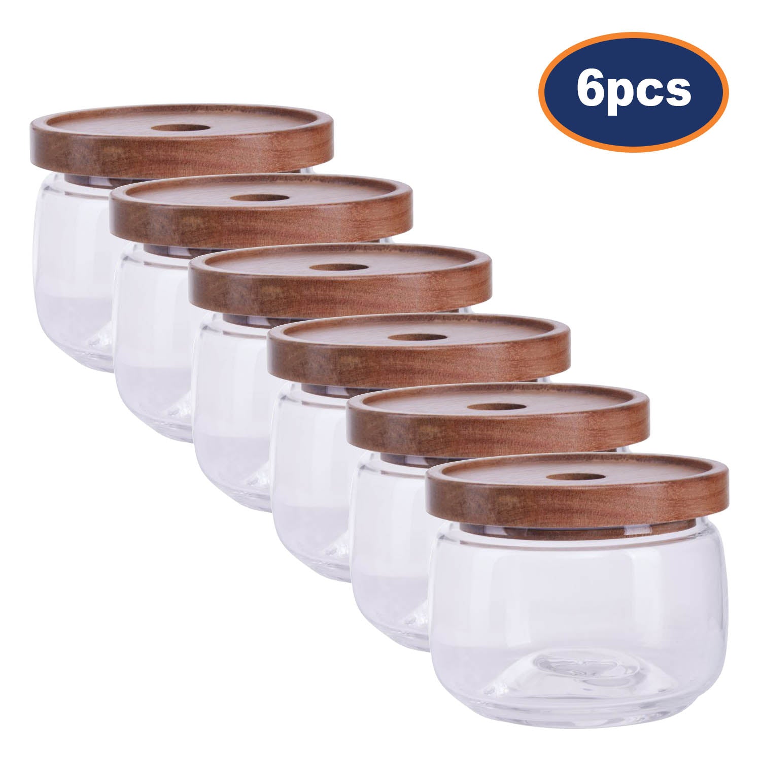 6pcs Tromso Glass Storage Jar 560ml Container