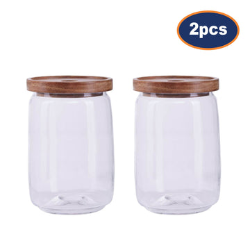 2pcs Tromso Glass Storage Jar 1260ml Container