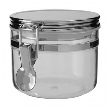 Gozo Small Silver Round Canister