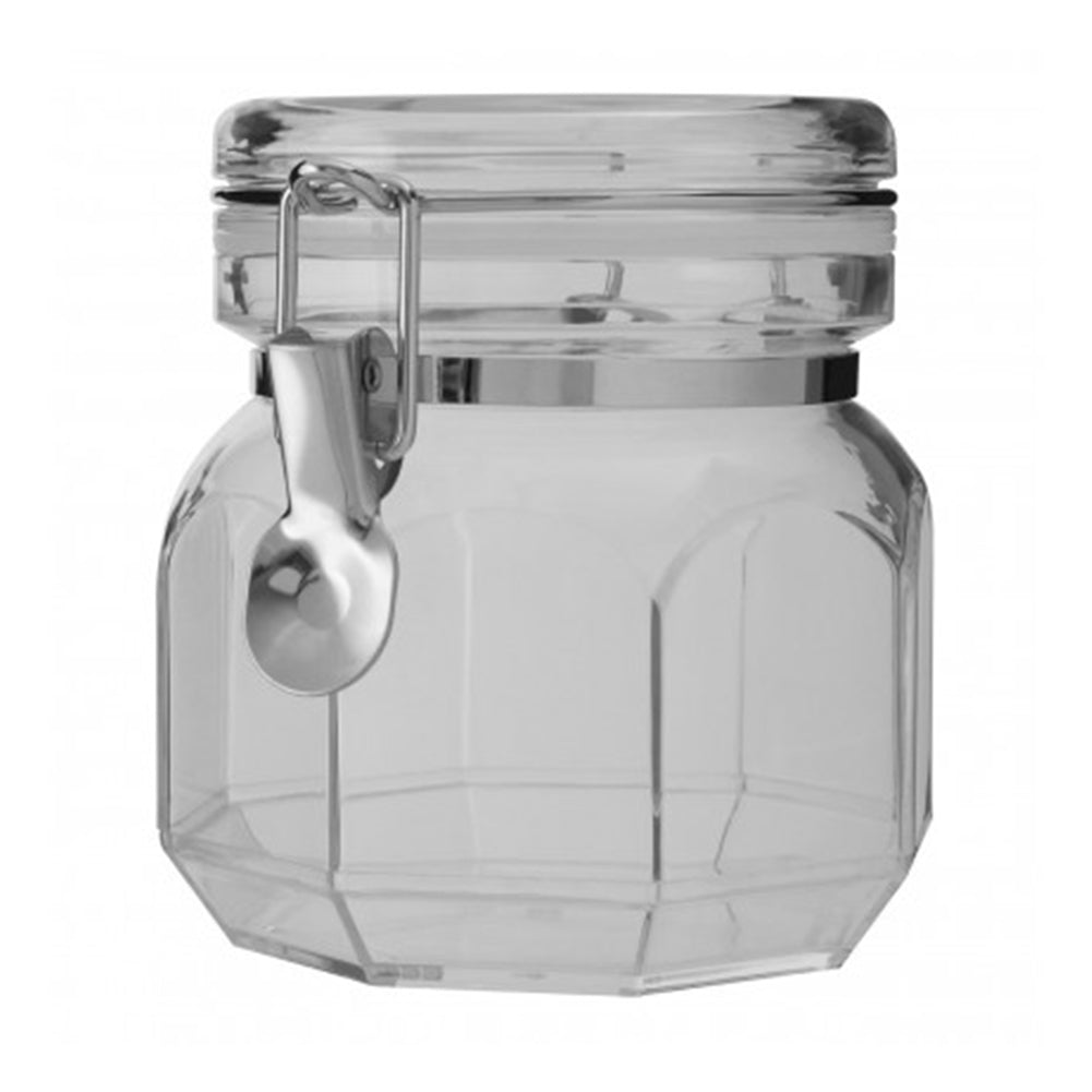 Gozo Silver Sexangular Canister