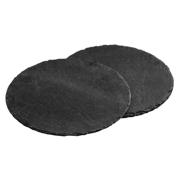 Set of 2 Modern Slate Dark Grey Placemats