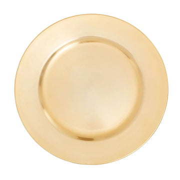 Zia Gold Finish Charger Plate