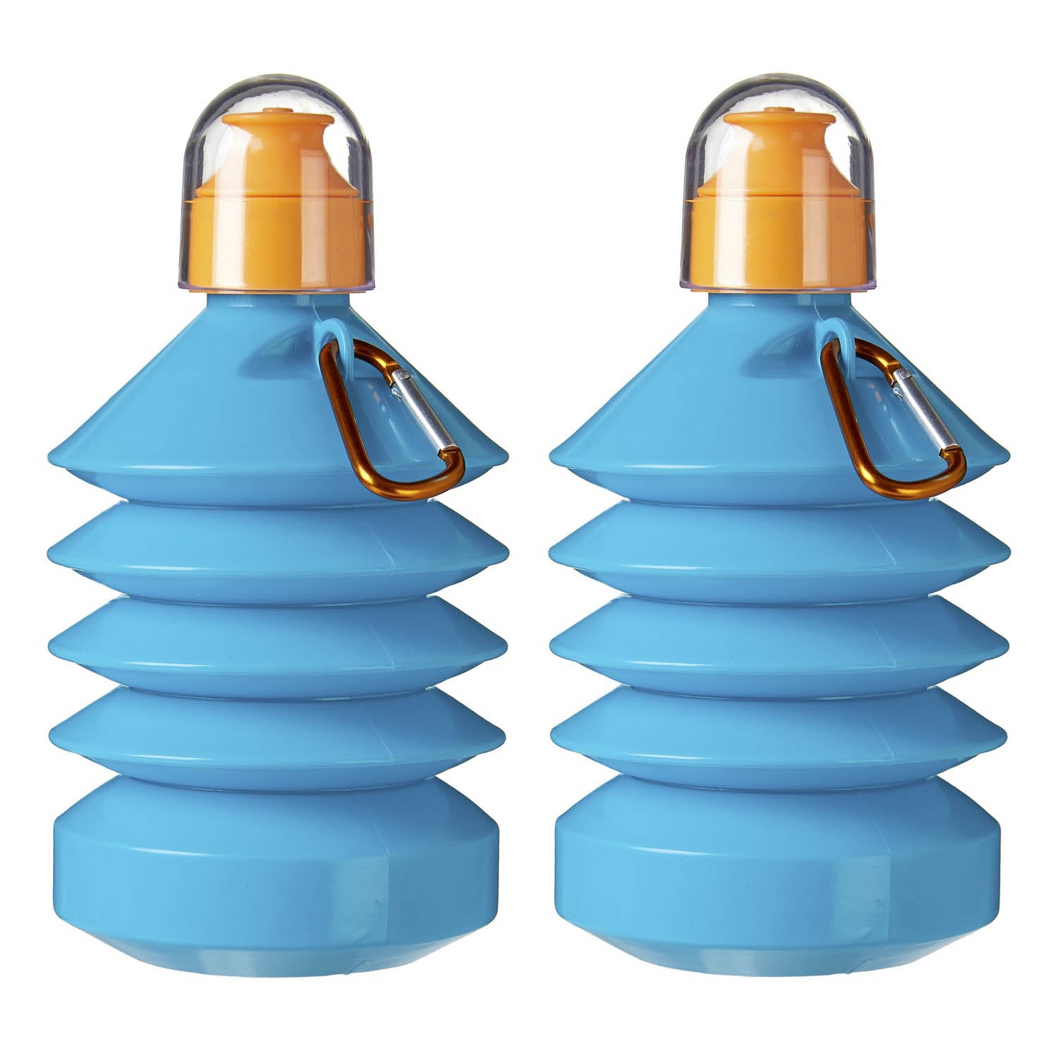 2Pcs 650ml Mimo Blue Collapsible Drinking Bottle